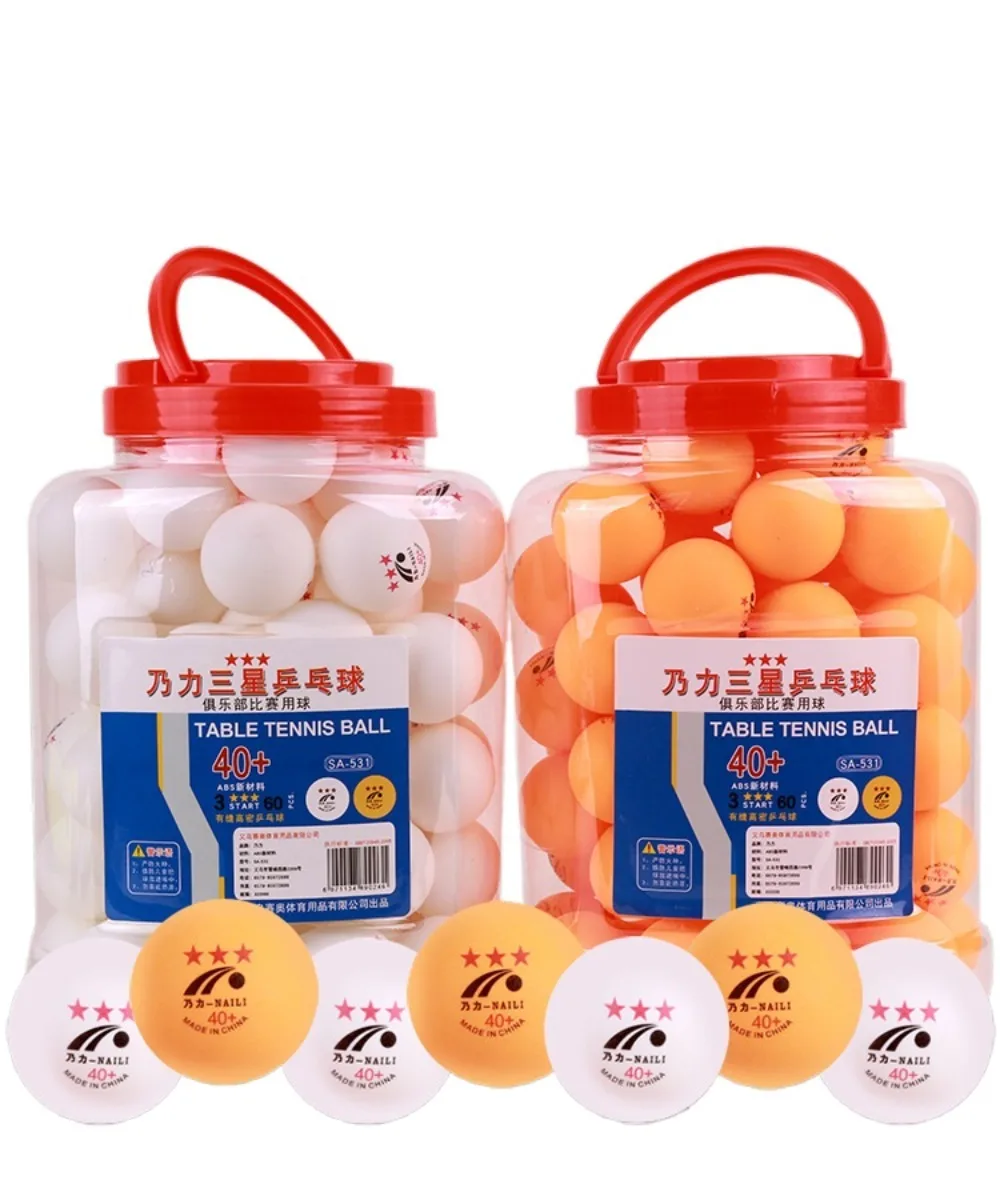 Palline da ping pong premium per giochi e allenamento all\'aperto: rimbalzo elevato e durata per competizioni professionali