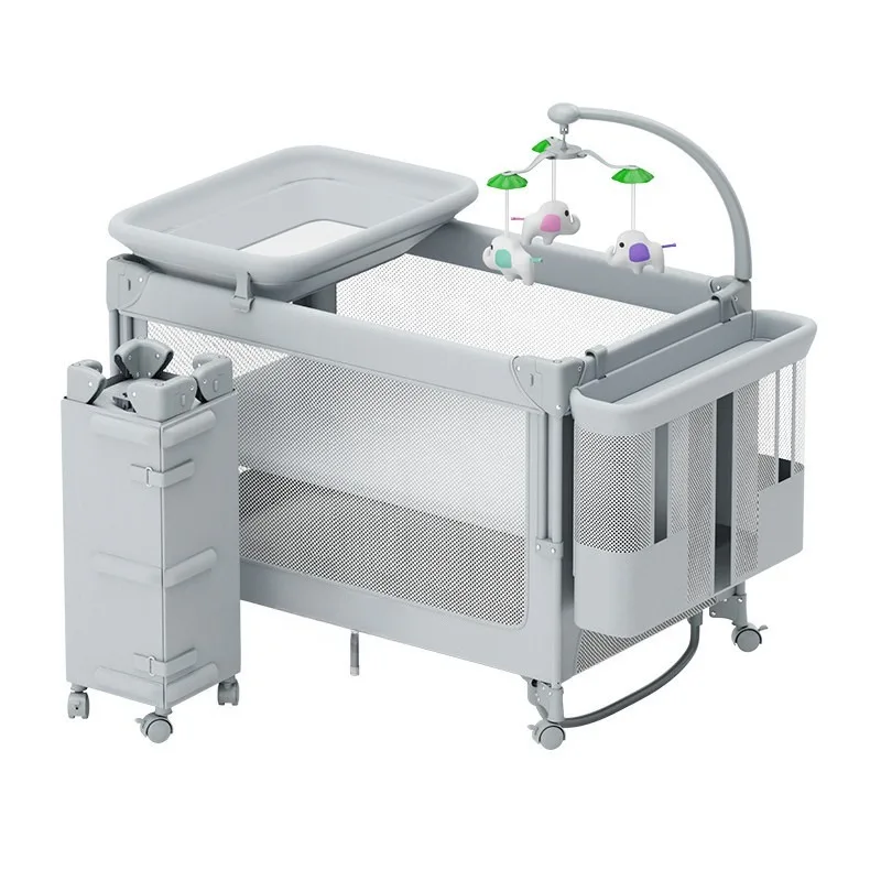 

Baby cot Multifunctional travel bed Splicing Mobile portable newborn
