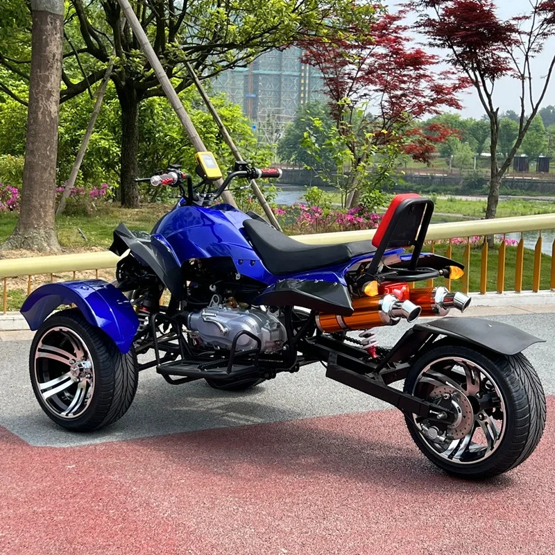 Manufacturer Motorcycle Inverted Tricycle ATV 200cc Automatic Chain Drive 4-Stroke Engine Disc Brakes Gas/Diesel Fuel