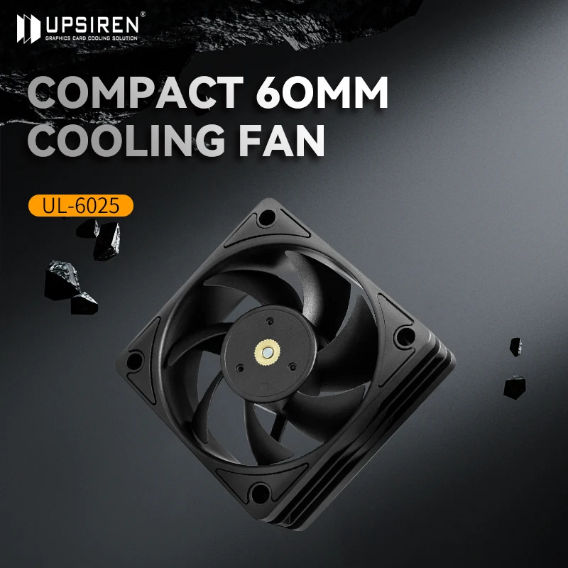 UPSIREN UL-6025 6cm Computer Case Cooling Fan/60x60x25mm/High Wind Speed 3500 RPM/Mini Fan With Double Ball Bearings