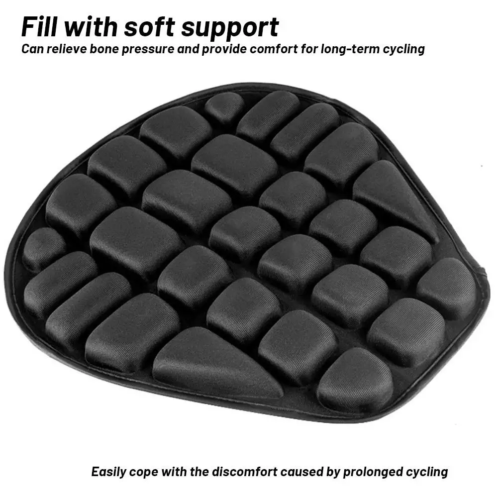 1pcs Motorcycle 3D Comfort Gel Seat Cushion Universal Pillow Air Motorbike Pad high-quality Cover Z6P0