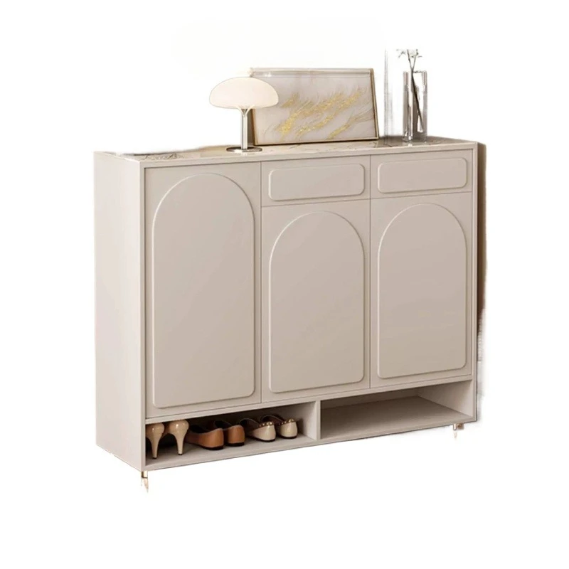 LMM rock slab shoe cabinet household door integrated wall cabinet indoor 35cm large capacity