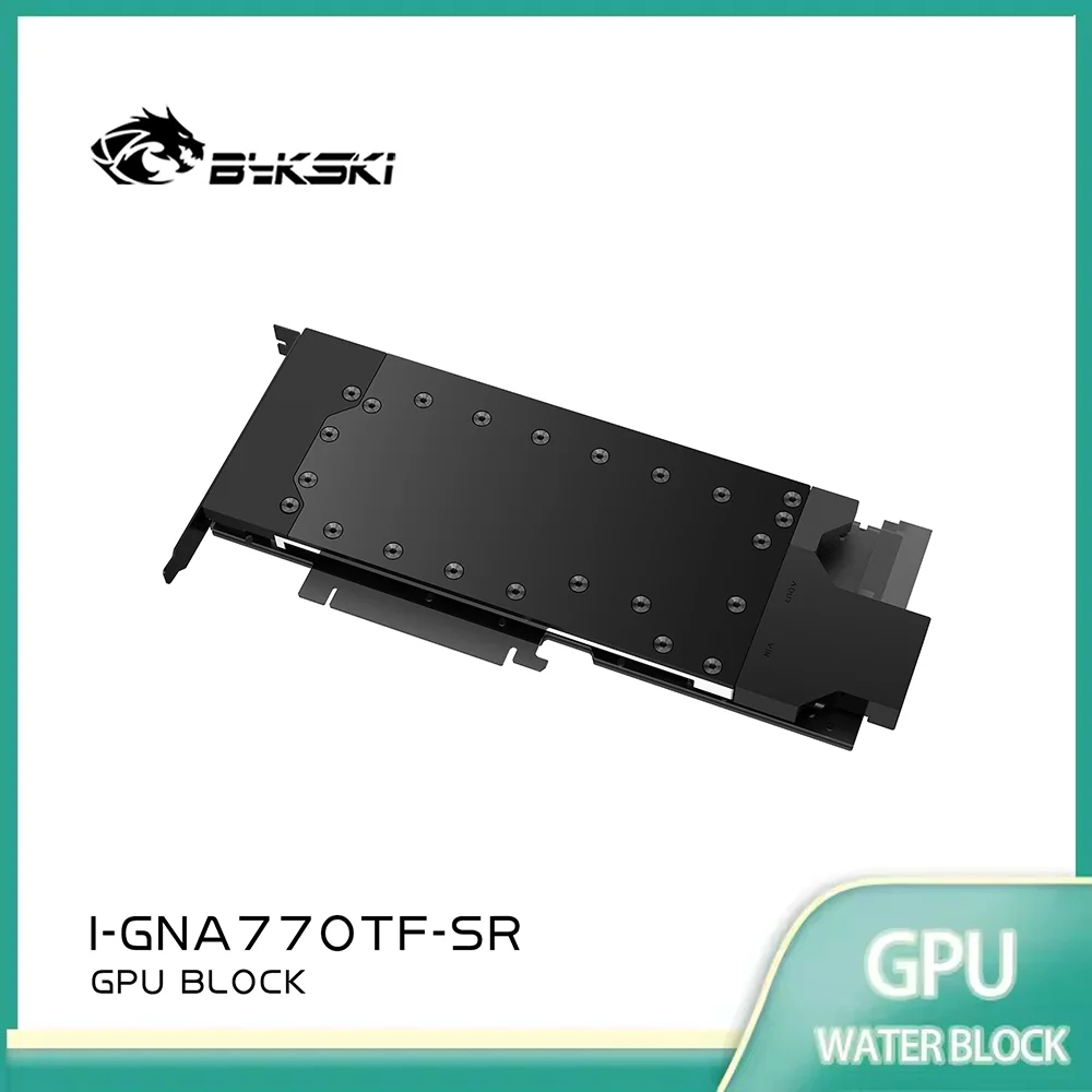 Bykski GPU Block Use for Intel GUNNIR Arc A770 16G Video Card, Full metal Thickened Copper Plate Cooler Radiator I-GNA700TF-SR