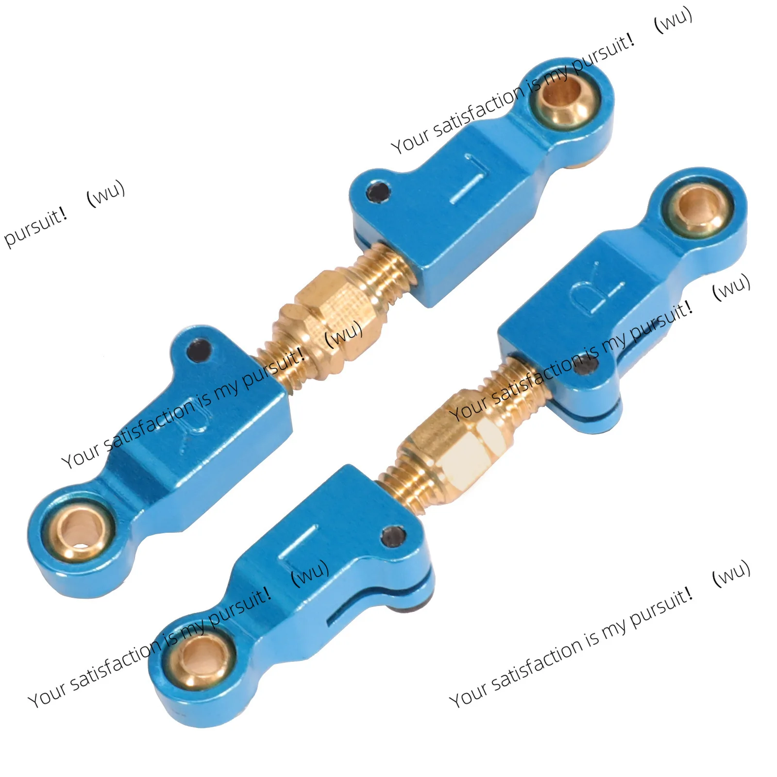 For MJX HYPER GO 14209 14210 2Pcs 1:14 RC Linkages Adjustable Servo Link Pull Rods Metal RC Car Suspensions Components