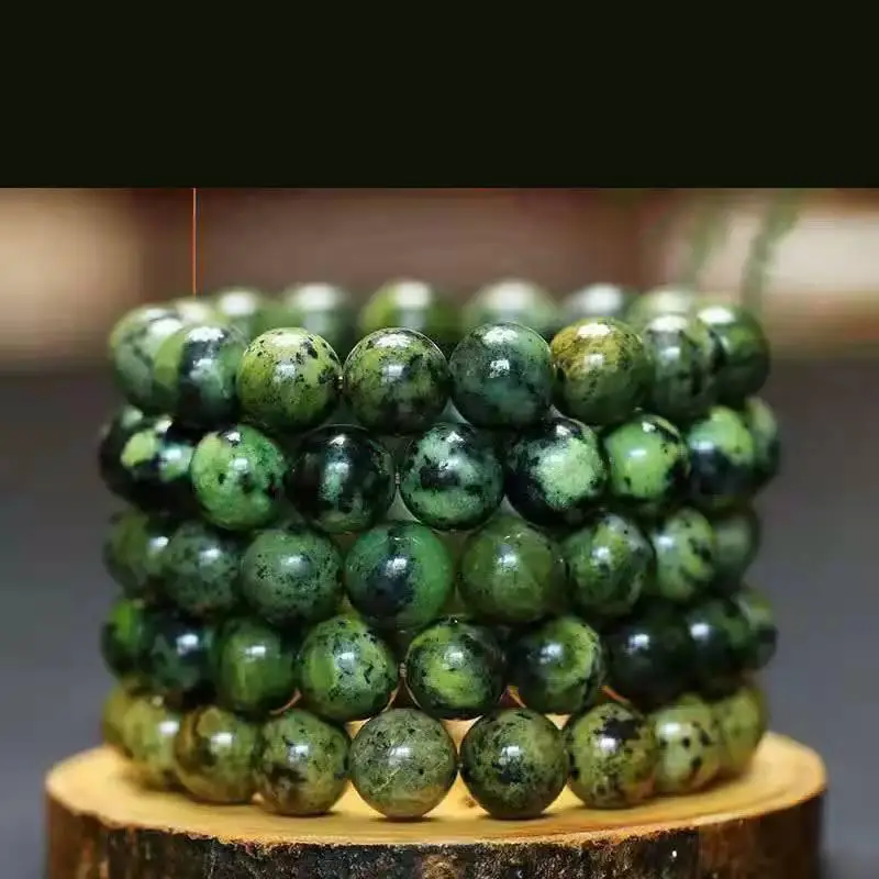 Natural Medicine King Stone Jade Magnetic Bracelet Men Women Healing Gemstone Fine Jewelry Health Stones Green Jades Bracelets