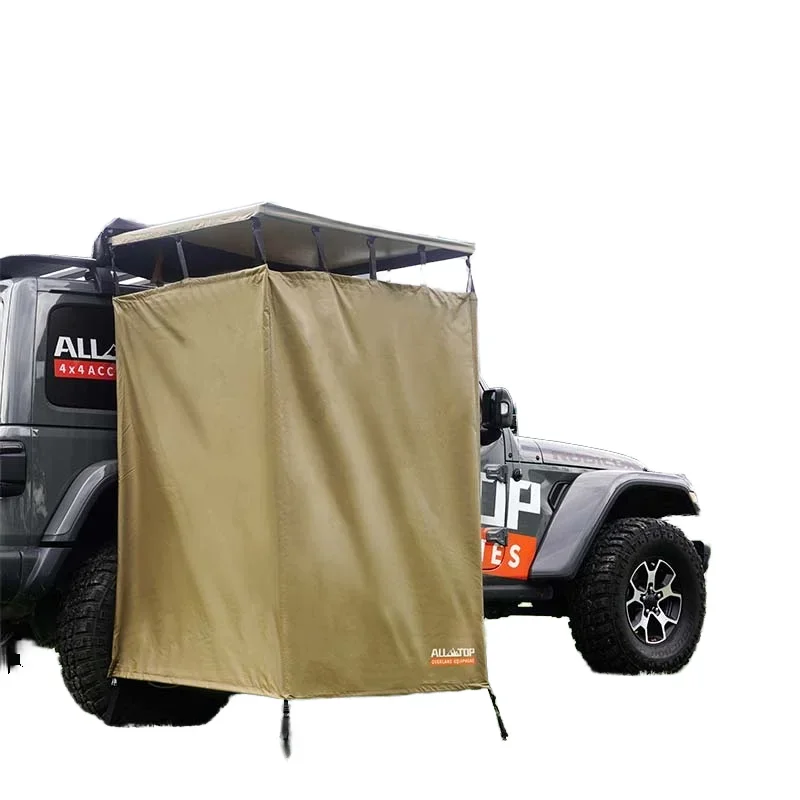 

Custom Waterproof Four-season Oxford Fabric Sunshade Portable Changing Room Toilet Privacy Car Side Awning Shower Tent Quick