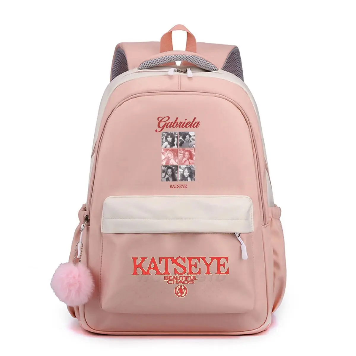 

Hot Sales Katseye Backpack Large Capacity School Bag Student Laptop Bag Katseye Fans School Backpack for College Student