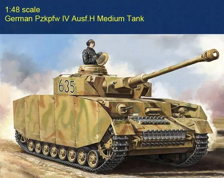 Hobbyboss 84841 1/48 German Pzkpfw IV Ausf.H Medium Tank  Model Kit