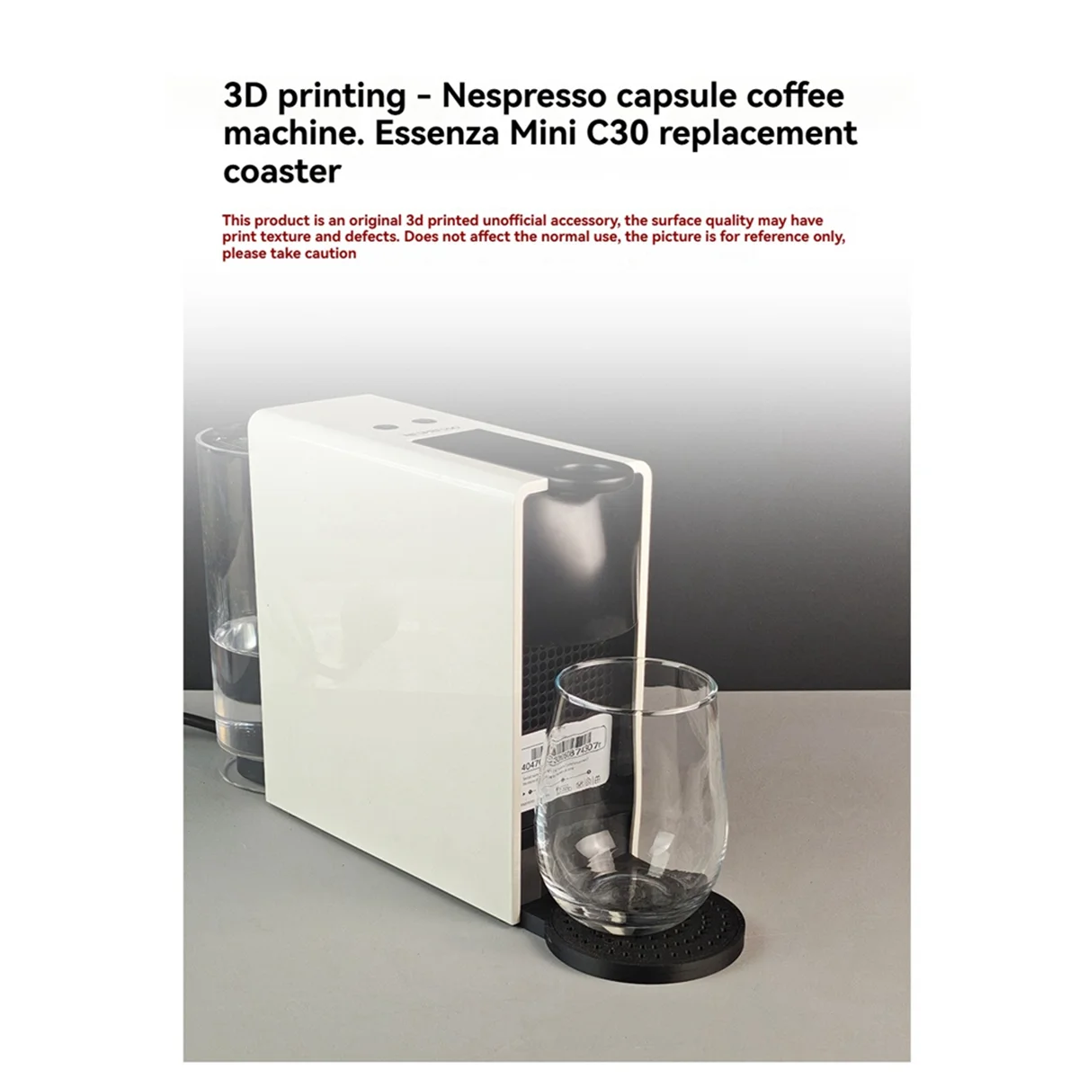 【Exclusive-Deal!】{Mini Mug Drip Tray for Nespresso Essenza Coffee Maker Breville or Krups Version Works on Essenza Mini Plus