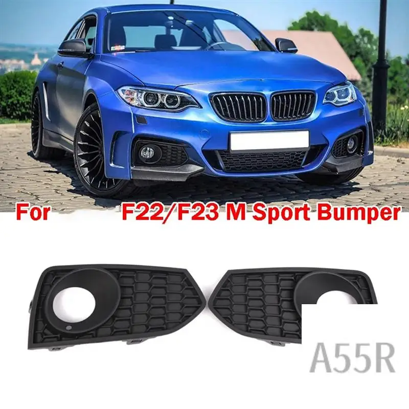

5R-51118055319 51118055320 Lower Mesh Grille Bumper Fog Light Grille Automotive Replacement For BMW F22 F23 218D 218I 2012-2017