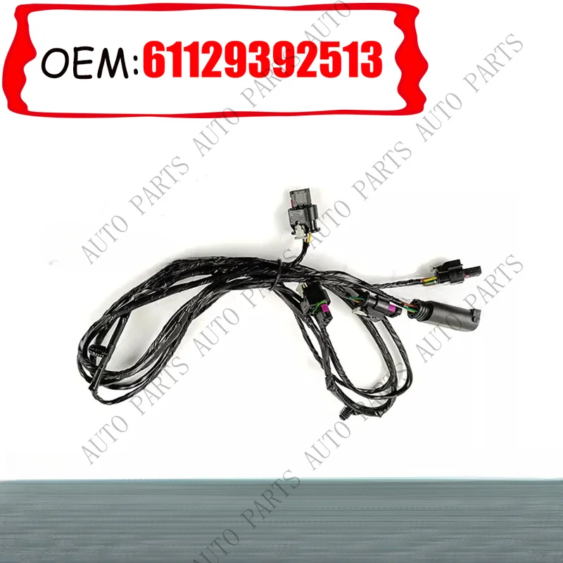 A+ 1pc Front Bumper Parking Sensor Wiring Harness for BMW X1 F48 61129392513 14-19