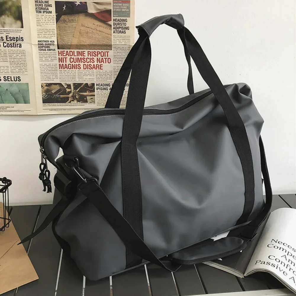 Ручная дорожная сумка, спортивная и фитнес-сумка большой вместимости, легкая сумка для хранения багажа, дорожная сумка через плечо на одно плечо Ручная дорожная сумка, спортивная и фитнес-сумка большой вместимости, легкая сумка для хранения багажа, дорожная сумка через плечо на одно плечо