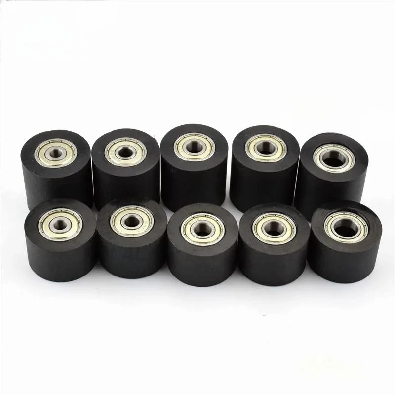 626 ناقل مسطح على شكل حرف H مقاوم للاهتراء مزدوج الحمل من مادة البولي يوريثين الصامتة المطاطية الناعمة القطر الخارجي 35 مم #4