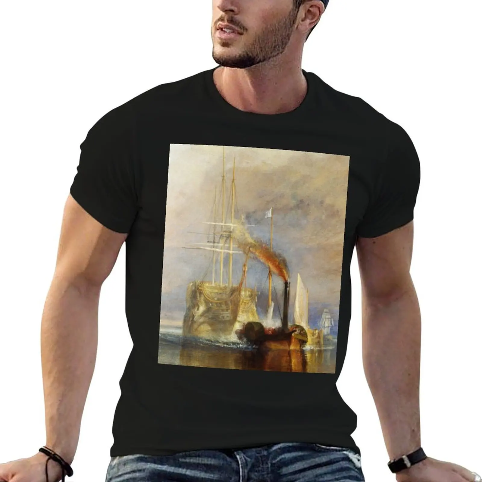 

graphic by t shirts JMW Temeraire man oversize Fighting Turner t T-Shirt shirts anime The