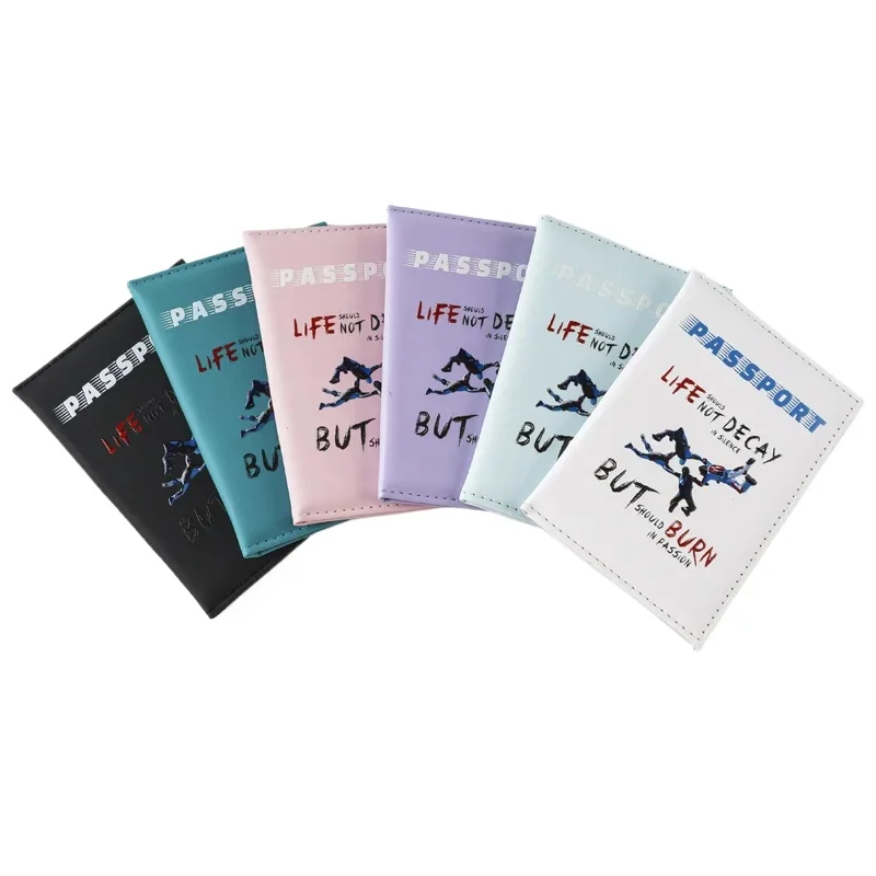 2025 UV Color Print Extreme Challenge Passport Cover Passport Holder Ticket Clip Passport Wallet Travel Wallet ID Card Holder