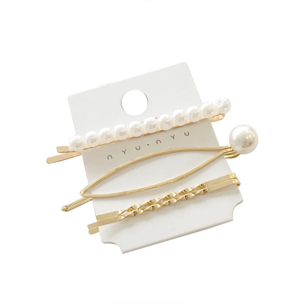 

Pearl Clips Set Bridal Accessories Decorative Pearl Pins Elegant Hair Barrettes For Wedding Party Ceremony Daily Use Hair