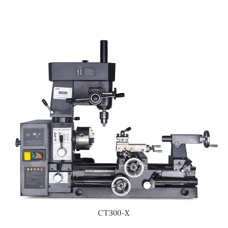 Hot Sale CT300-X Turning,Drilling And Milling Three-in-one Machine Tool, Lathe Drilling Machine, Household Multi-function Lathe