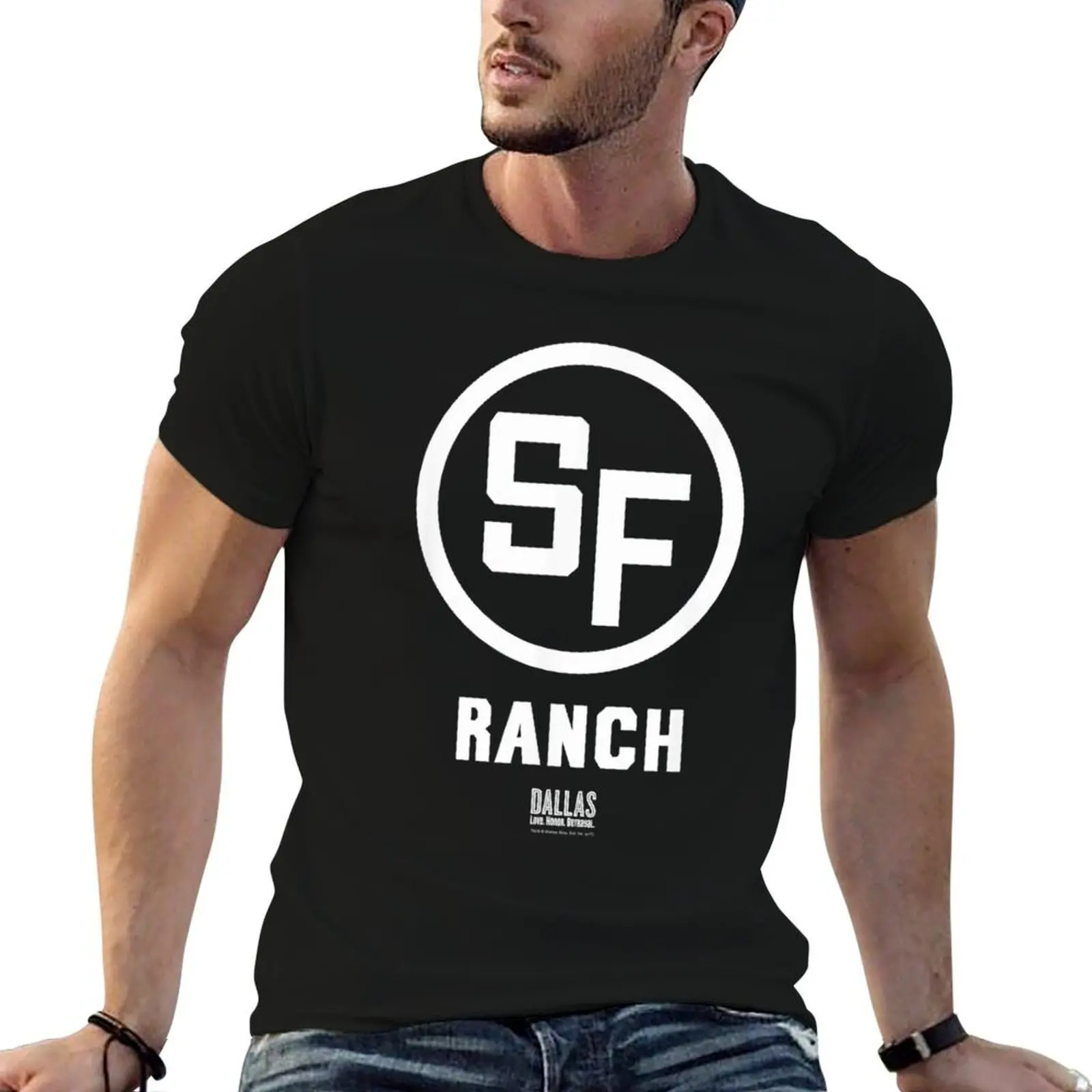

Dallas TV Series Southfork Ranch T-Shirt anime tshirt essential t shirt man t shirt cotton high quality T-Shirt