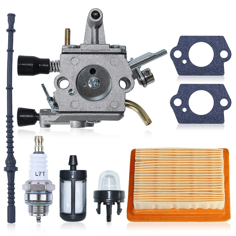 エアフィルター付き燃料キャブレターグラストリマーの交換stihl-fs400-f450-f480-sp400-zama-c1q-s34h-41281200651