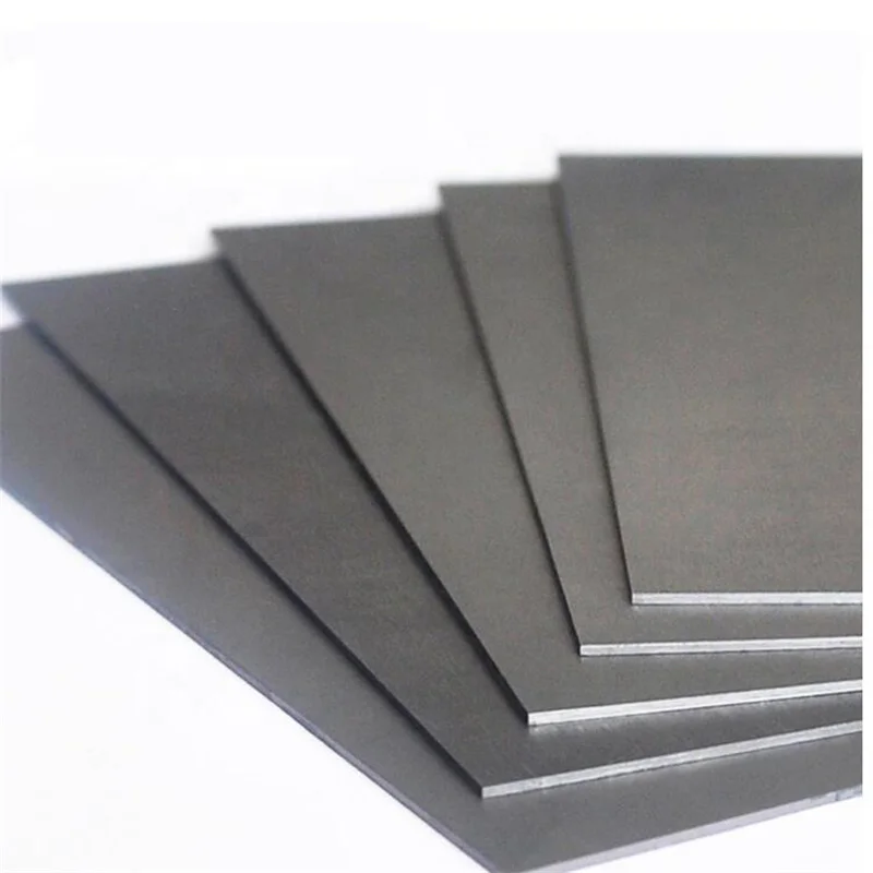 5pcs High Pure Graphite Plate Panel Sheet Carbon Graphite Electrode Pyrolytic High Temperature Resistance 50*40*3mm For DIY