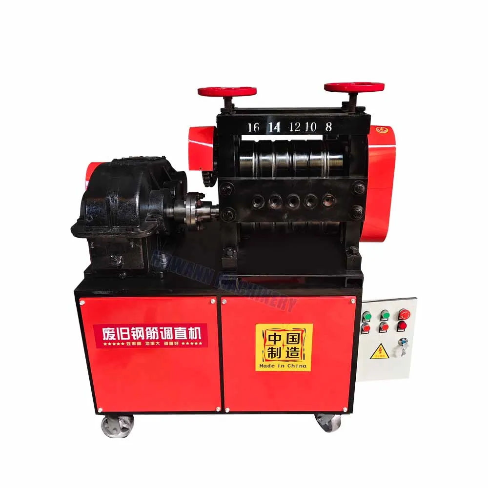 

Top Supplier Scrap Rebar Straightener Double Motor Scrap Rebar Straightening Machine Steel Bar Straightening Machine