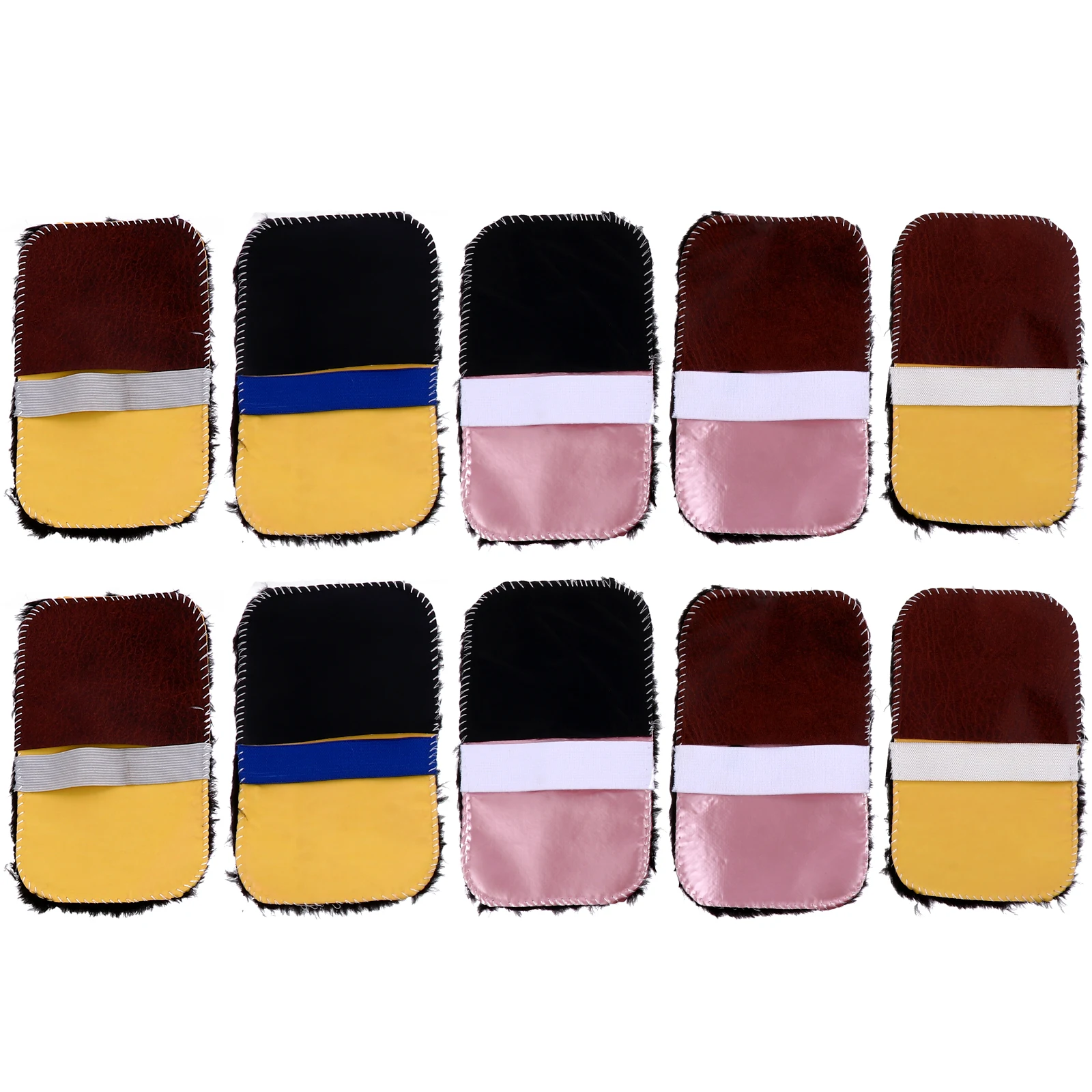 

10pcs Polishing Soft Cloth Shoe Cleaning Tools Care Brush Gloves Shoes Clean Shoes Clean Cloth Home Use