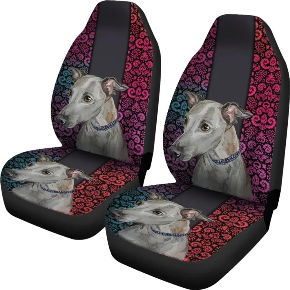 Basset Hound Amazing Gift Dog Lovers Car Seat Covers 211203,Pack of 2 Universal Front Seat Protective Cover