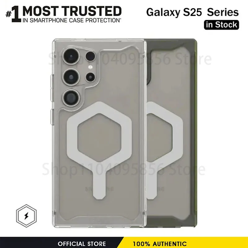 Funda transparente magnética a prueba de golpes para Samsung Galaxy S25 Ultra S24 S23 + Plus Plyo Pro imán transparente MagSafe Funda