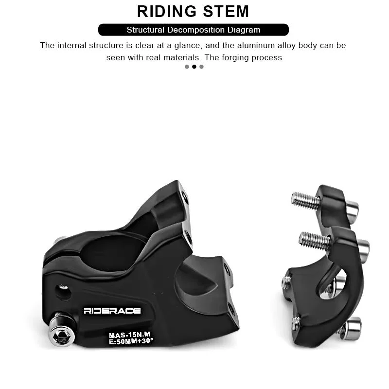 جذع دراجة 30 درجة 50 مللي متر قصيرة دراجة الطريق الجبلية الدراجات 28.6 الجبهة شوكة الجذعية ل 31.8 مللي متر المقود