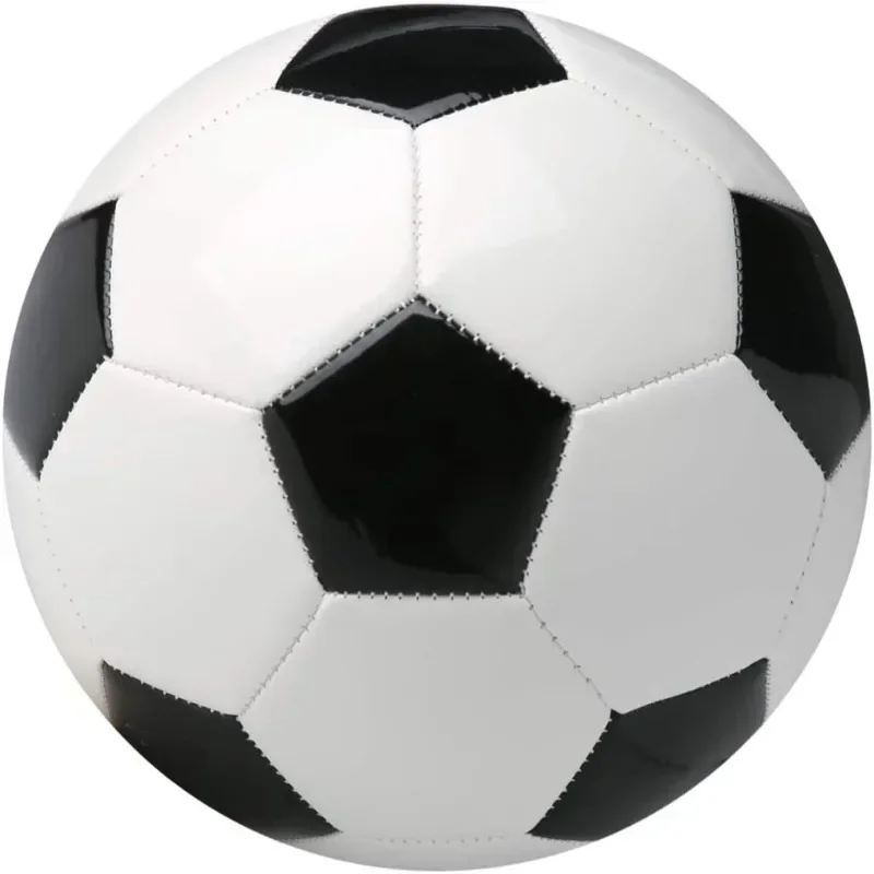 Bolas De Futebol De Treinamento Profissional, Clássico Branco e Preto, Grosso PU Tecido Apertado, Adequado Para A Prática De Treinamento ou Presente, Tamanho 3,4,5