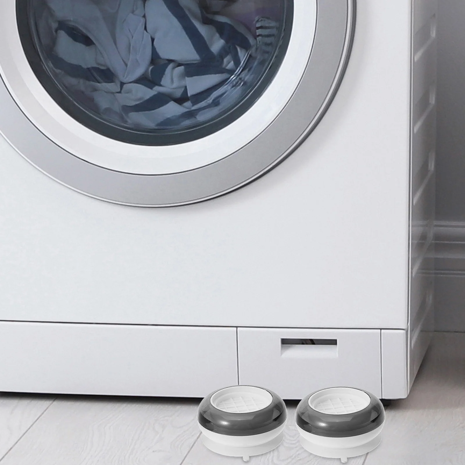 4 قطعة منصات مكافحة الاهتزاز غسالة قدم عدم الانزلاق دائم الأثاث منصات التسوية مستقرة الحد من الضوضاء الملطف