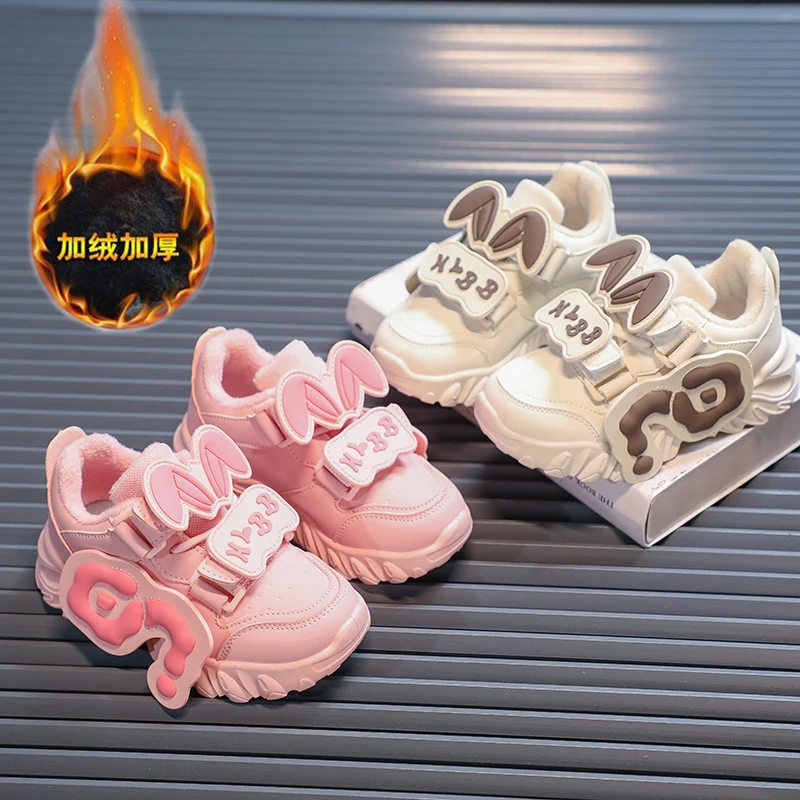 

2025 New Baby Girl Shoe Rabbit Ear Casual Sneaker for Boy Kid Shoe for Girl Trend Soft Sole Baby Shoes Детская Обувь