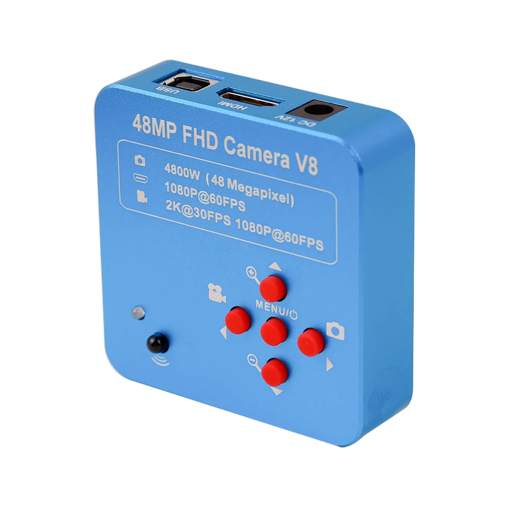 55MP 4K 2K HDMI USB Video Industrial Microscope Camera Phone Capacitor BGA CPU SMD Chip Soldering Repair Video Microscope Camera