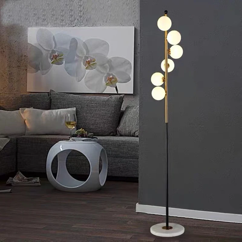 

Nordic Minimalist Style Ins Floor Lamps Living Rooms Bedrooms Study Rooms Modern and Minimalist LED Vertical Lighting Fixtures