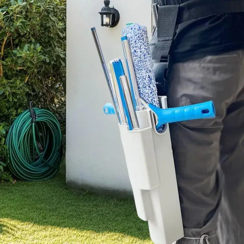 

Кобура для мытья окон с поясом — профессиональный держатель скребка для солнечной панели с системой зажимов без инструментов