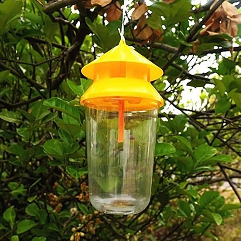 New Fruit Fly Trap Killer Plastic Drosophila Trap Anti Fly Fruit Fly Killer Catcher Orchard Insect Trap Pest Control For Orchard