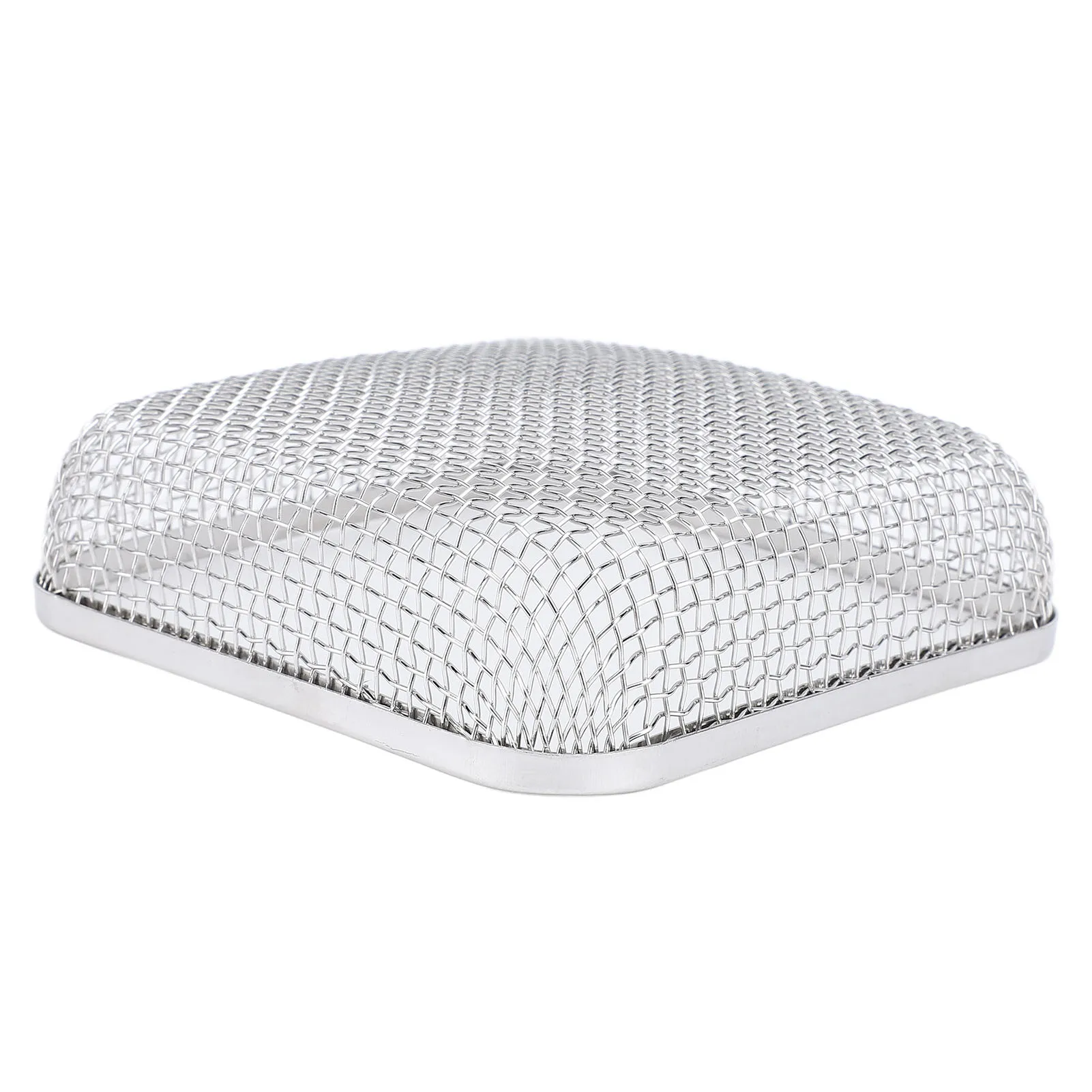 Крышка вентиляционного отверстия для печи на колесах 4,5 х 4,5 х 1,3 дюйма Сетчатая крышка вентиляционного отверстия из нержавеющей стали сохраняет небольшие существа для наружной печи на колесах