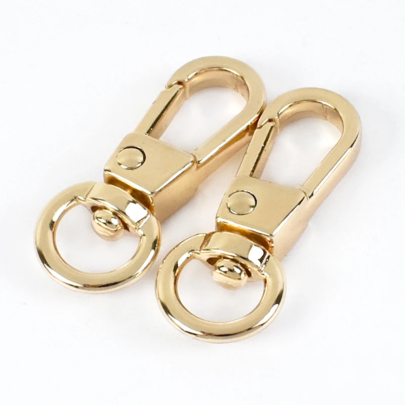10-50 Stück 8mm Metall-Drehkarabinerhaken Taschenkettenverschluss Hundehalsband-Verbindungsstück Karabinerhaken DIY-Hardware-Zubehör