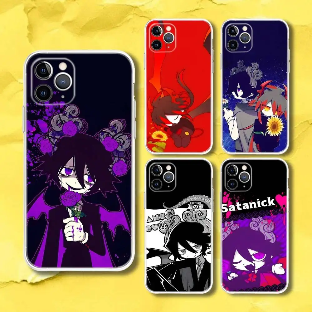 

Satanick O-Okegom Game Transparent Phone Case For iPhone 17,13,15,12,11,14,16 Pro Max Mini 7,8 Plus SE4,17E Air Fundas