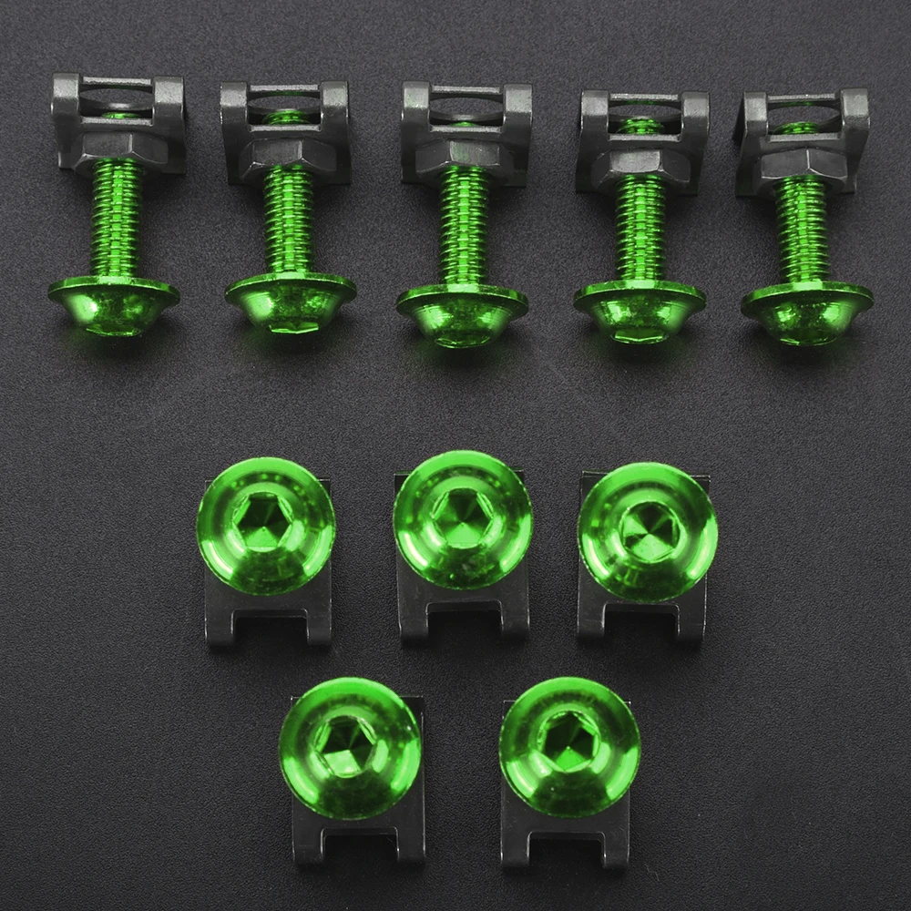 For Kawasaki Z900 2017~ 2025 Fairing Body Work Bolt Kit Screw Spire Speed Fastener Clip Nut Z900 ABS  Z 900 6mm 2024 2023 2022
