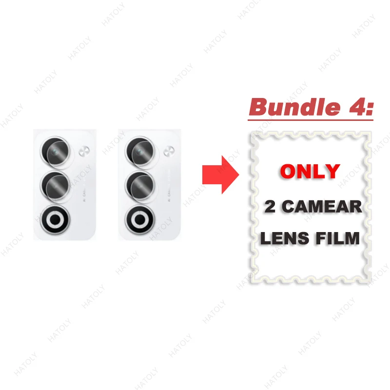 4PCS Glass For Oppo… - image