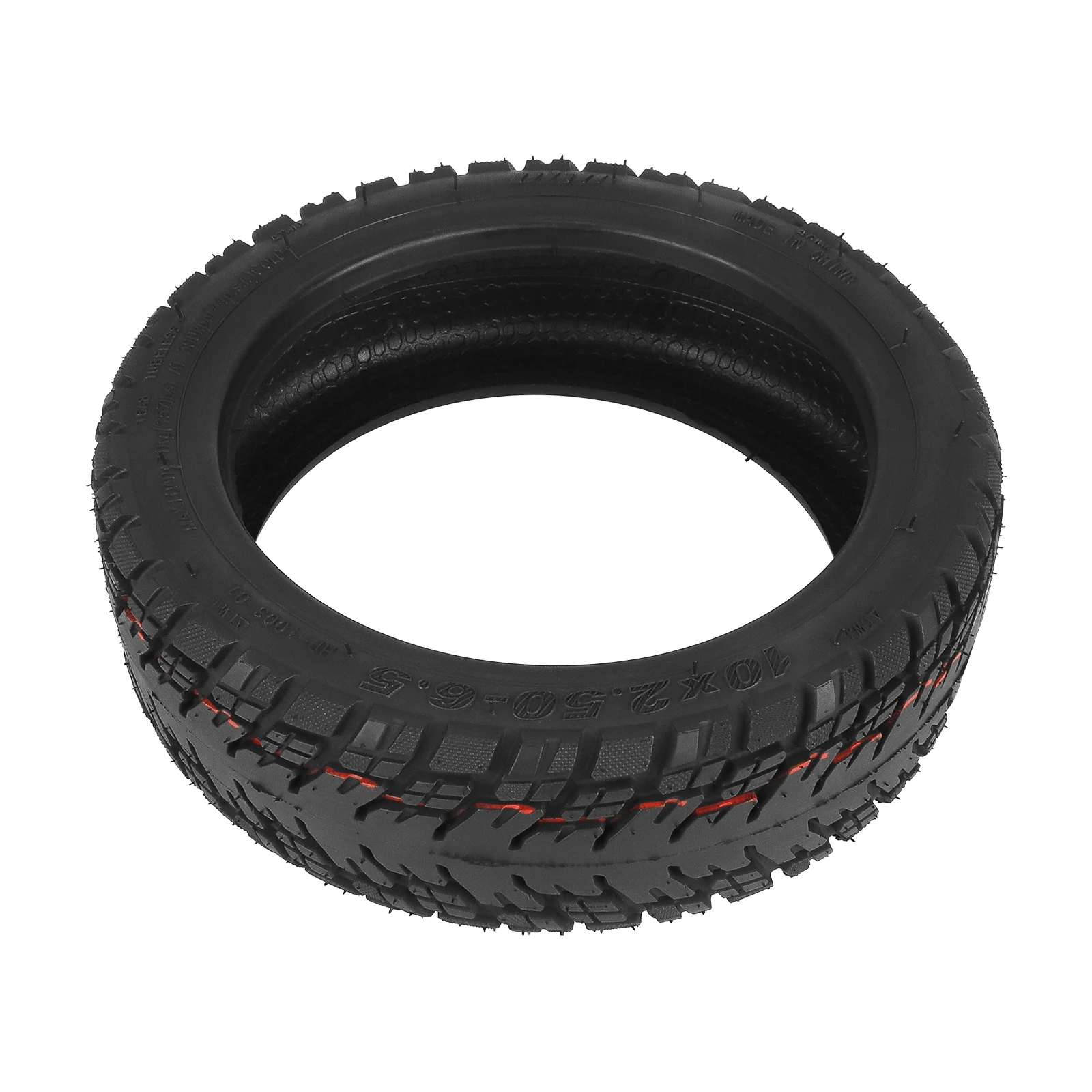 Ulip 10x2.50-6.5 Off Road Tubeless Tire 10 Inch Thicker Ultra-durable Rubber Tyre For Electric Scooter 10*2.50-6.5 Tire Upgraded