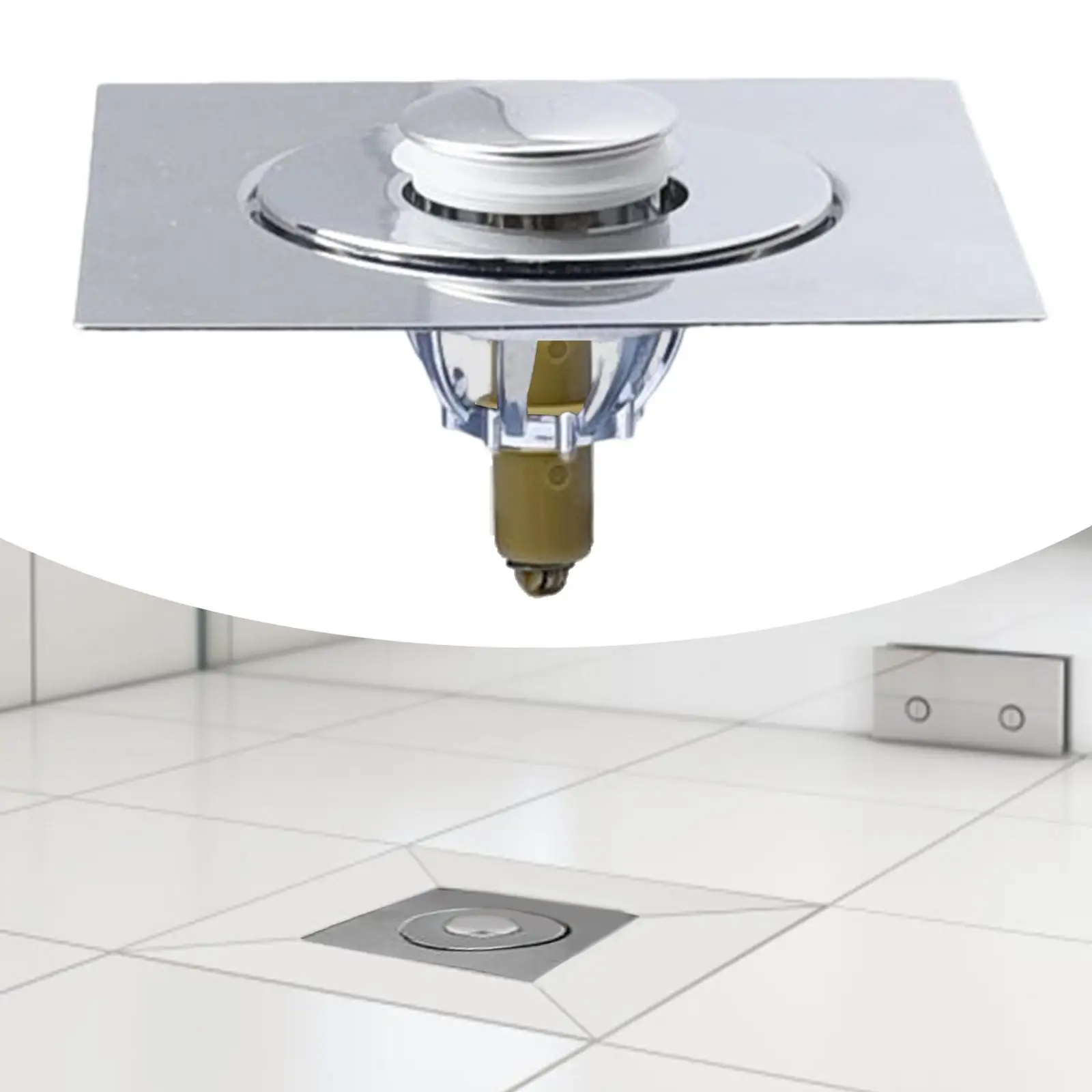 

Отскакивающая конструкция Слив в пол Устойчивый к запаху сердечник Пресс для ног для ванной комнаты в гараже