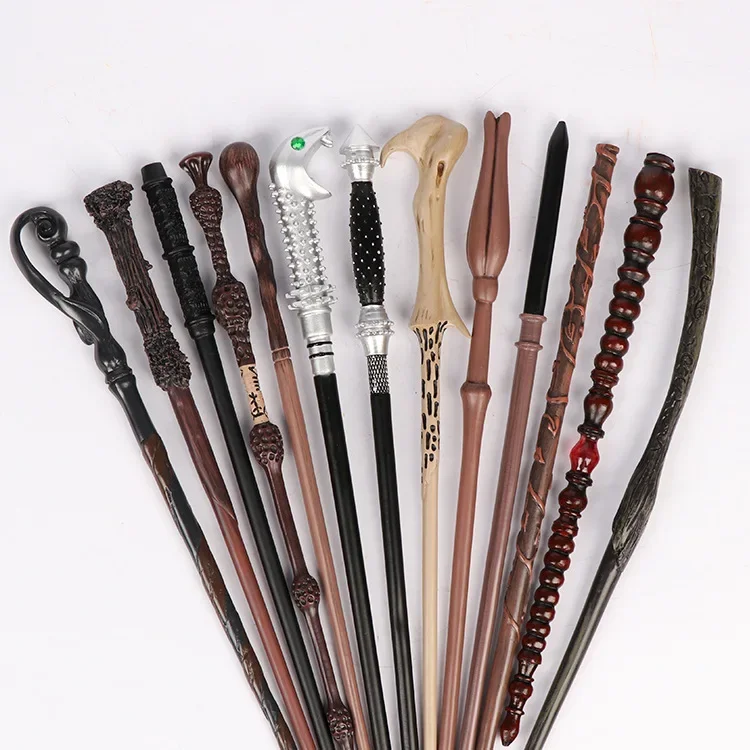 Anime Harries Metal Core Magic Wand Box Dumbledore Malfoy Hermione Voldemort Magical Harried Potters Magic Wand Cosplay Prop