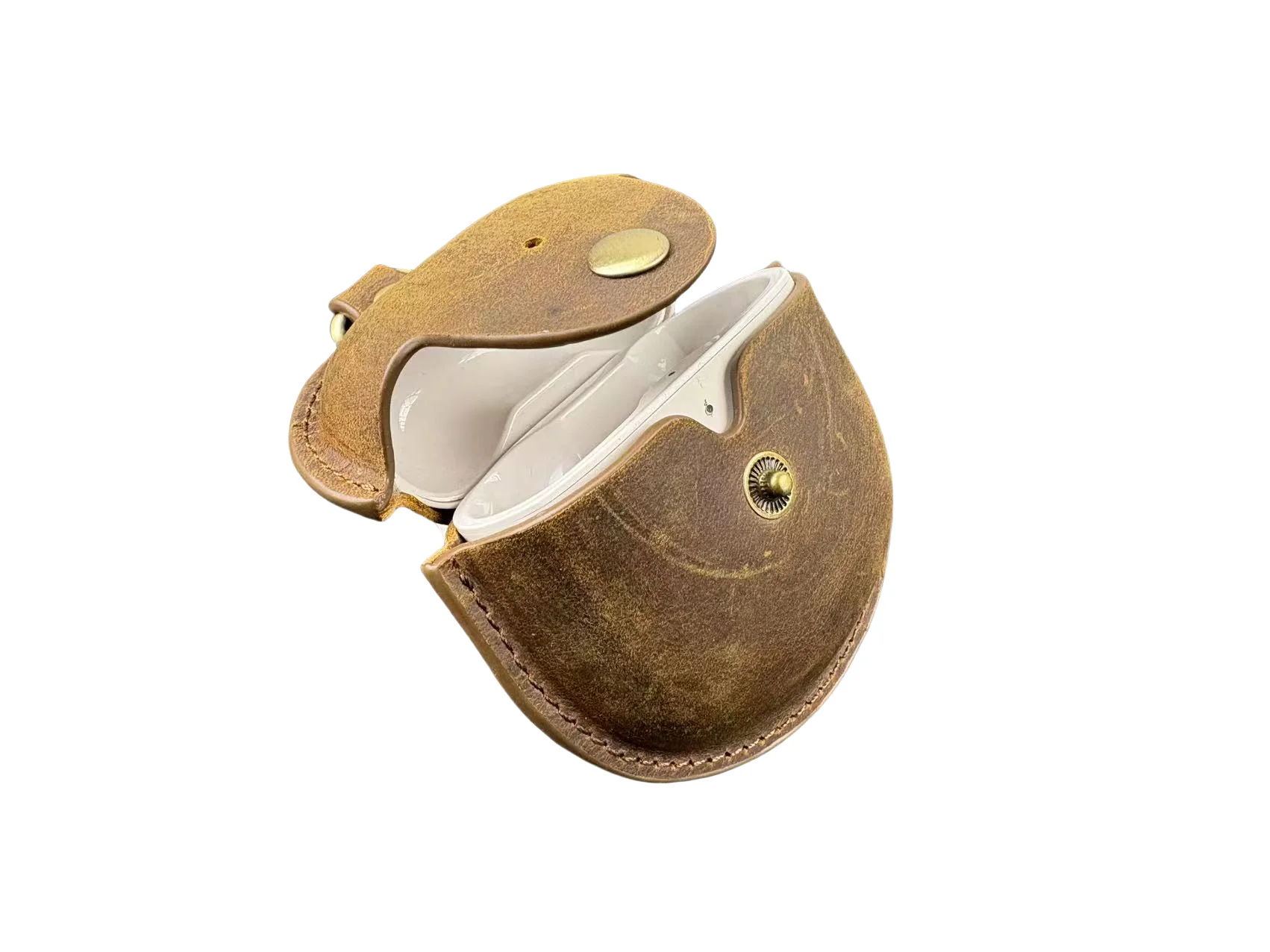 Vintage Light Luxury Advanced Personalized Crazy Horse Leather Bluetooth Earphone Case for Bose quietComfort Ultra 3/4