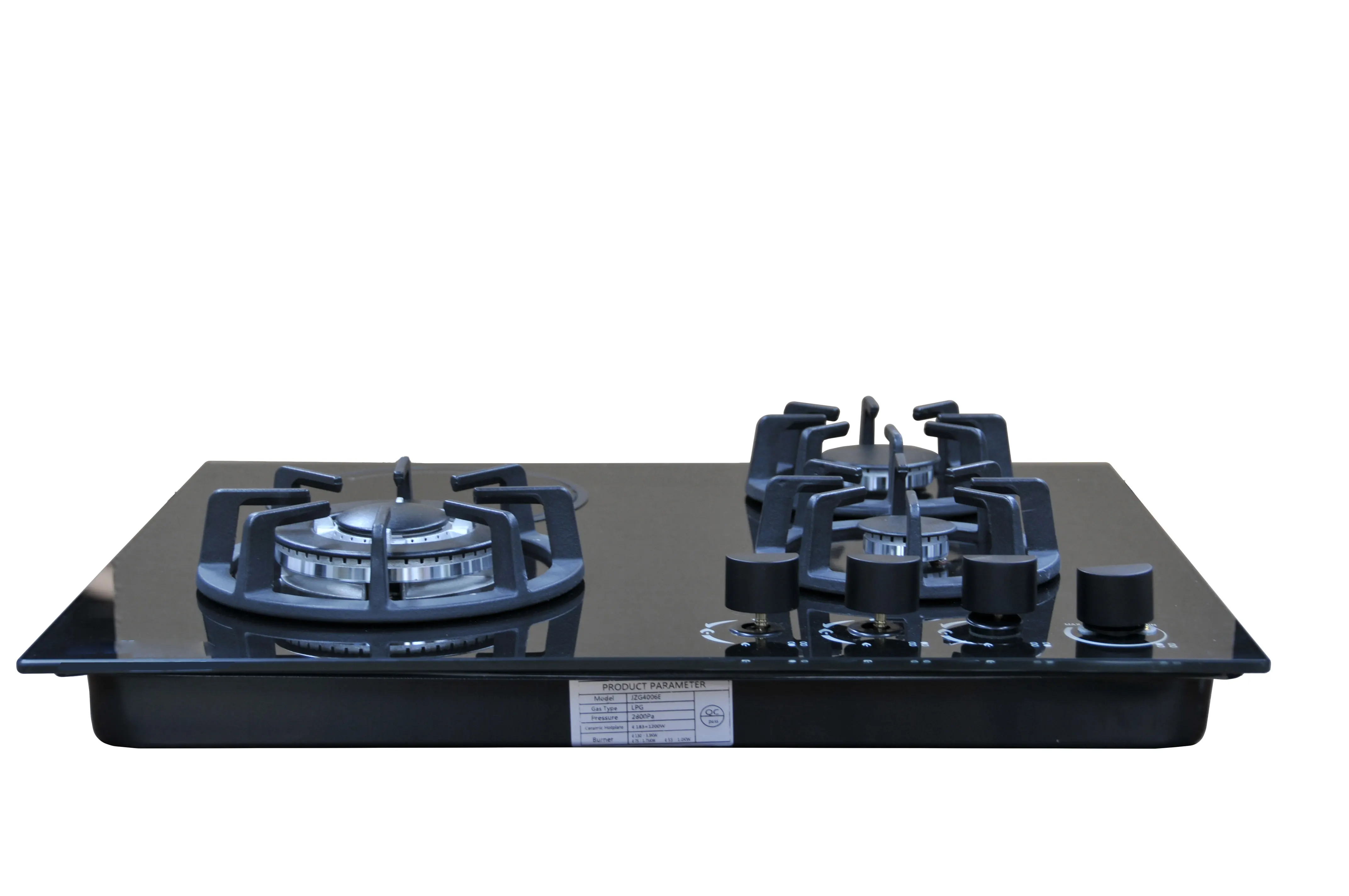 Modern 3-Burner Kitchen Gas Stove China Wholesale Novel Design for Home Camping Battery Powered Class Energy Efficient Built-in