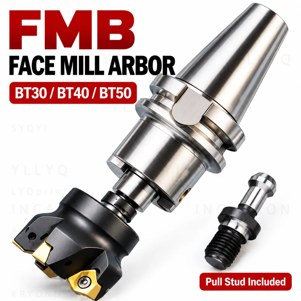 BT40 FMB16 FMB22 FMB27 FMB32 FMB40 FMB60 Face Mill Arbor Holder 45-500mm CNC Milling Cutter Holder for Machining Center