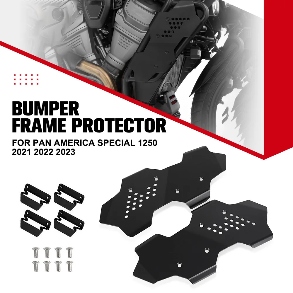 

Motorcycle For Pan America Special 1250 2021 2022 2023 Cylinder Head Guard Bumper Protector Cover Engine Fairing Accessories