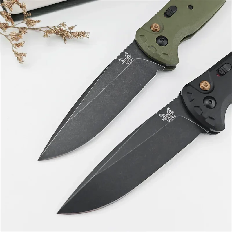 BM4300 Outdoor Multi-function folding knife D2 Blade G10 Handle Camping Trekking self-defense Tactical hunting EDC folding knife