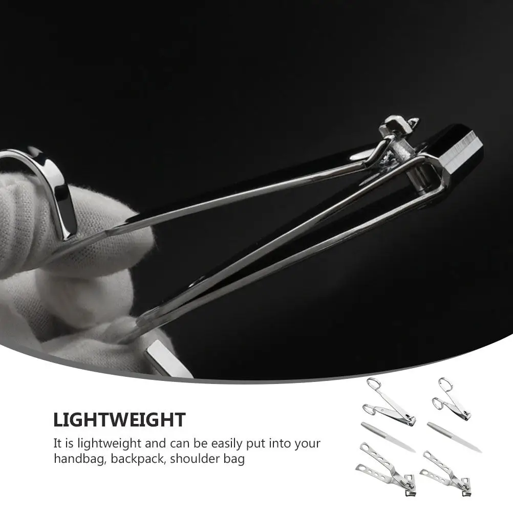 

Набор для стрижки ногтей из 6 предметов: Премиальные кусачки для ногтей из нержавеющей стали с точным режущим краем для толстых ногтей, портативный, для путешествий